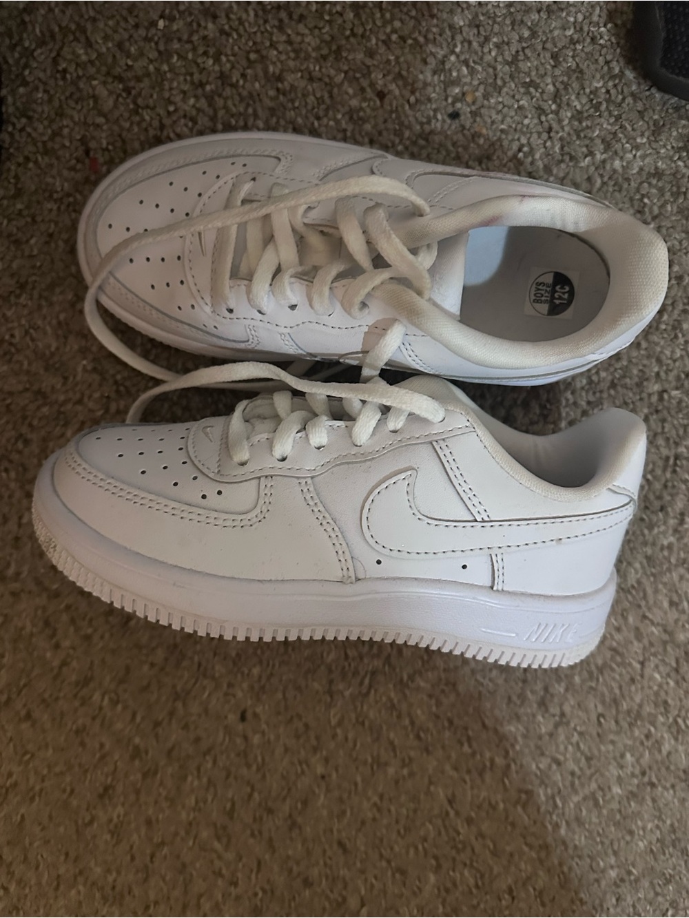 Nike Kids Classic White Low-Top Sneakers
